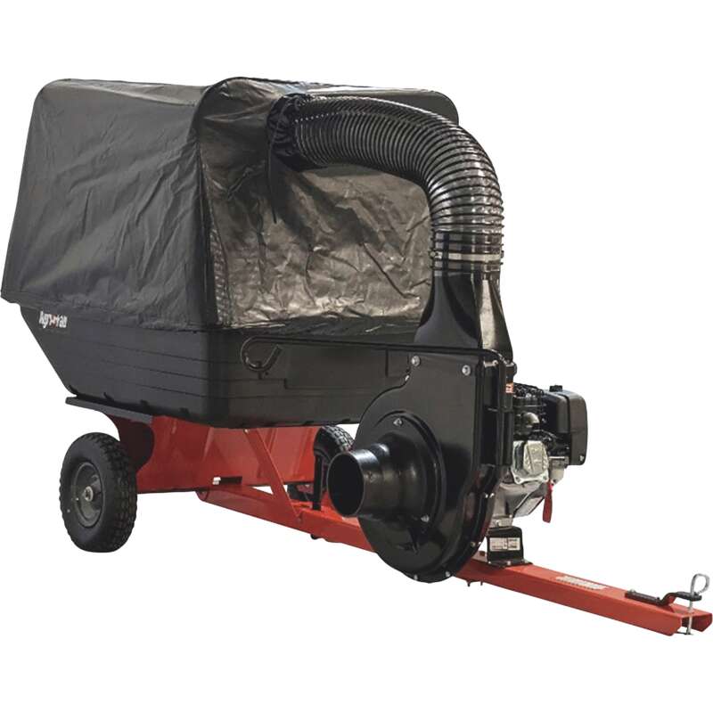 Agri Fab Soft Top Mow N Vac Towable Riding Mower Attachment 163cc 29 Cu Ft Capacity