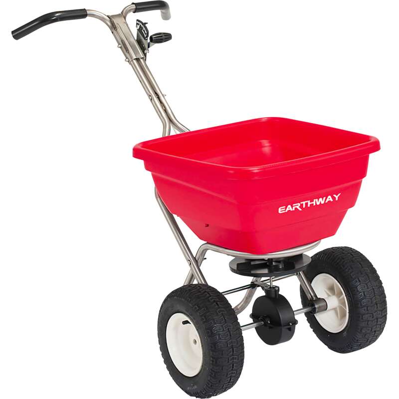 EarthWay Professional Walk Behind Broadcast Spreader 80 Lb Capacity