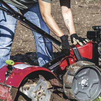 Earthquake Pioneer Dual Direction Rear Tine Tiller 16in Tilling Width 10in Tilling Depth 99cc Viper Engine