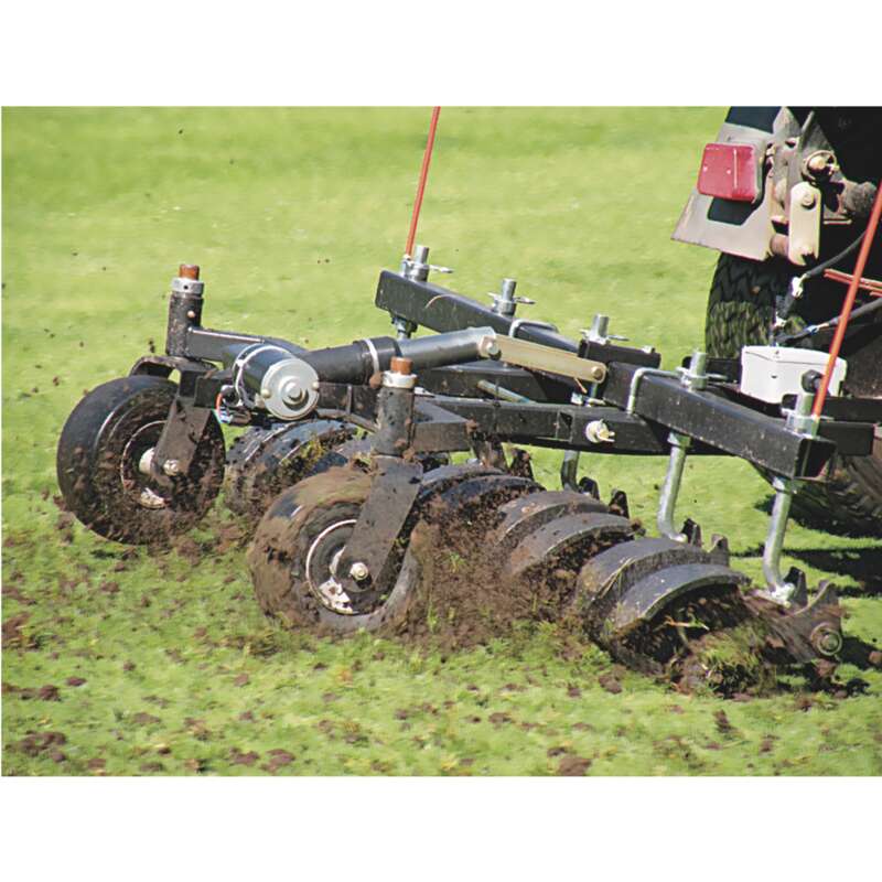 JRCO Tow Behind Hooker Plug Style Lawn Aerator with Electric Actuator 61 in W