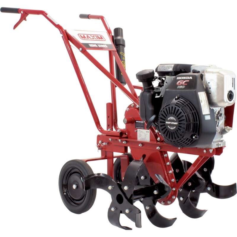 Maxim MT Home Series Tiller Adjustable 14in /16in Tilling Width 160cc Honda GC160 Engine