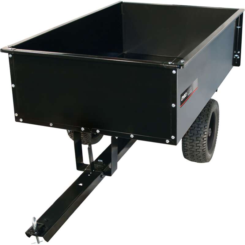 Ohio Steel Heavy Duty Steel Dump Cart 1500Lb Capacity 20 Cu Ft