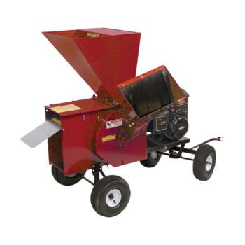 Merry Mac Tow Behind Wood Chipper Shredder 249cc Briggs & Stratton 1150 Series OHV Engine 3 1/2in Chipping Capacity
