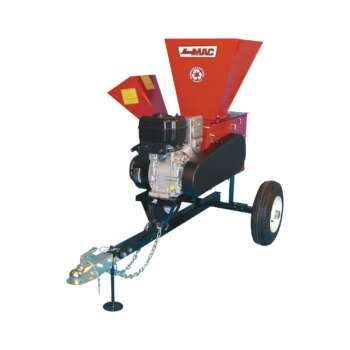 Merry Mac Highway Towable Wood Chipper Shredder 249cc Briggs & Stratton 1150 Series OHV Engine 3 1/2in Chipping Capacity