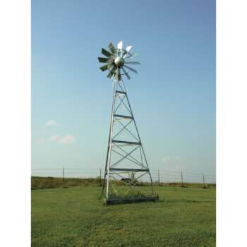 Outdoor Water Solutions Deluxe Windmill Aerator 20Ft Galvanized