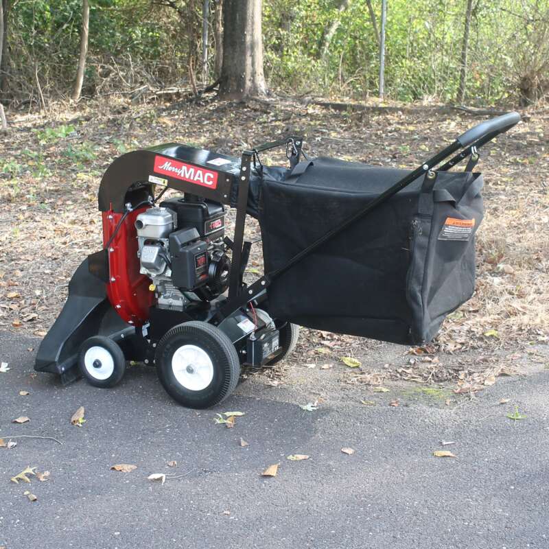 MerryMac Multi Surface Outdoor Vacuum Electric Start 250cc Briggs & Stratton OHV Engine 4 Bushel Capacity