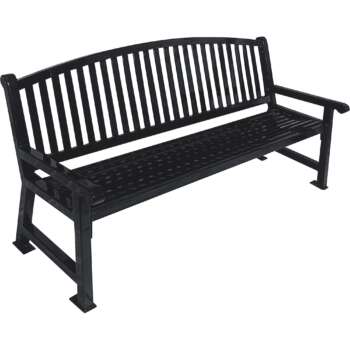 UltraSite Savannah Bow Park Bench 6ft