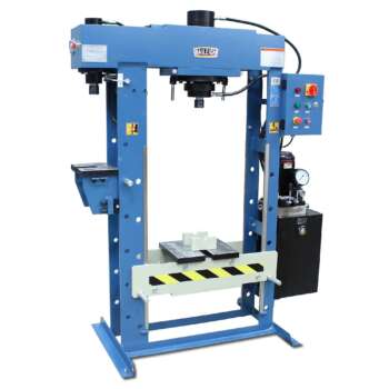 Baileigh 30 15T Hydraulic H Frame Press 95in St Press Type Hydraulic Max Pressure 30 Ton Stroke Length 98 in