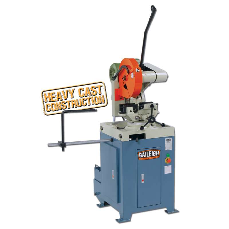 Baileigh Manual Aluminum Cutting Band Saw 5 1 2 HP Volts 220