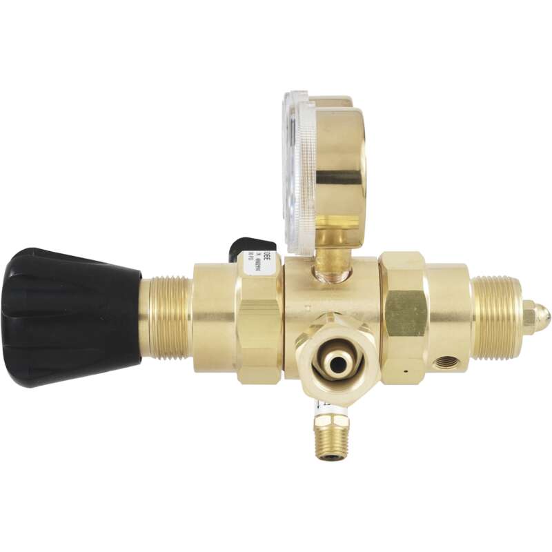 Harris Hydrogen Methane Specialty Gas Lab Regulator CGA 350 Two Stage Brass 0 125 PSI