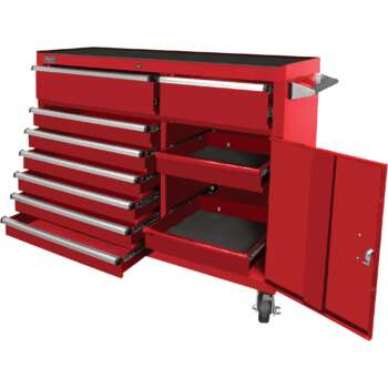 Homak H2PRO 56in 8 Drawer Roller Tool Cabinet With 2 Compartment Drawers 56 1 4inW x 22 7 8inD x 45 34inH