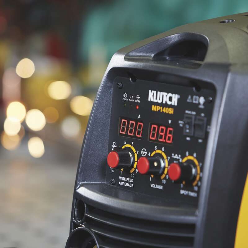 Klutch MIG Welder with Multi Processes Inverter MIG Flux Cored Arc and TIG 120V 30 90 Amp Output