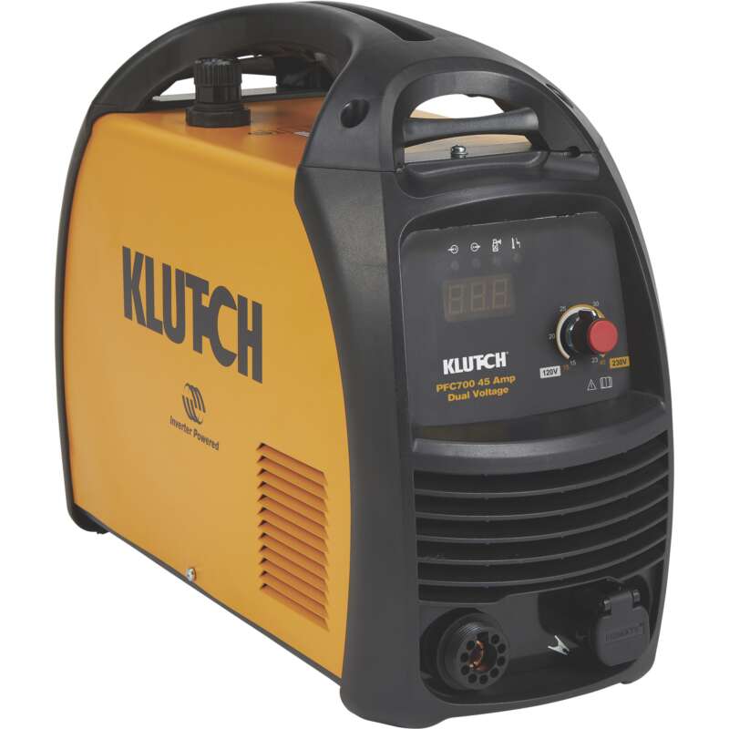 Klutch PFC700 DualVoltage Plasma Cutter Inverter 120V 230V 45 Amp Output