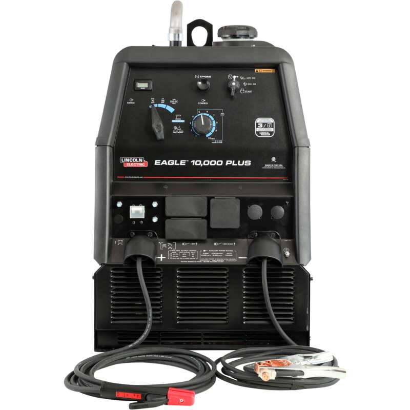 Lincoln Electric Eagle 10000 Plus Multi Process Welder Engine Driven Arc MIG Flux Cored and TIG 120 240 Volt 120 225 Amps 70 145 Amps 50 90 Amps