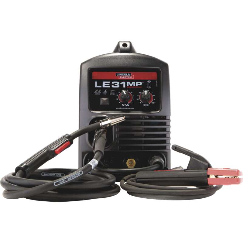 Lincoln Electric LE31MP MIG Welder with Multi Processes Transformer MIG Flux Cored Arc and TIG 120V 80 140 Amp Output