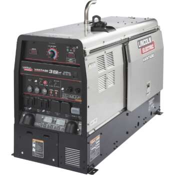 Lincoln Electric Vantage 322 Multi Process Inverter Welder Generator with 22 HP Kubota Diesel Engine and Electric Start 30 400 Amp DC Output 1800 Watt AC Power