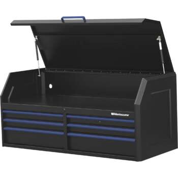 Montezuma 56in x 24in 6 Drawer Tool Chest 56inW x 24 5 8inD x 25inH Black