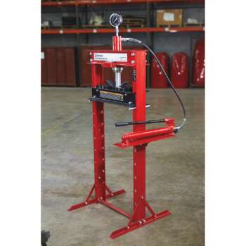 Strongway 20 Ton Hydraulic Shop Press with Gauge