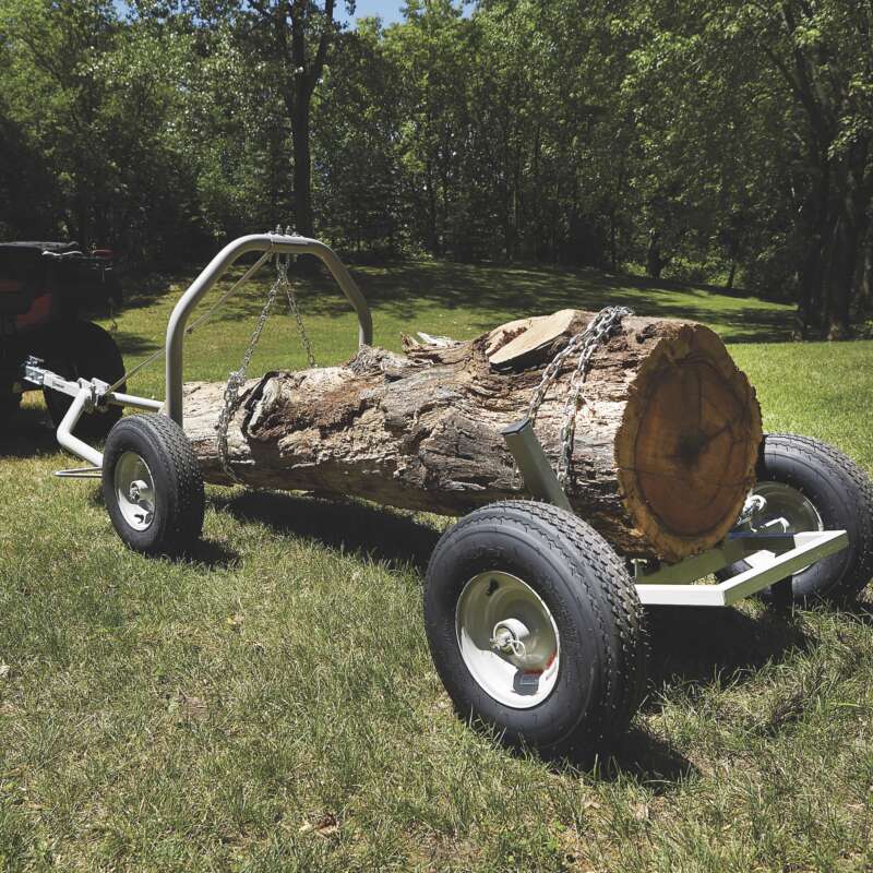 Strongway ATV Log Skidding Arch and Holder 1000 Lb Capacity 24in Dia Capacity