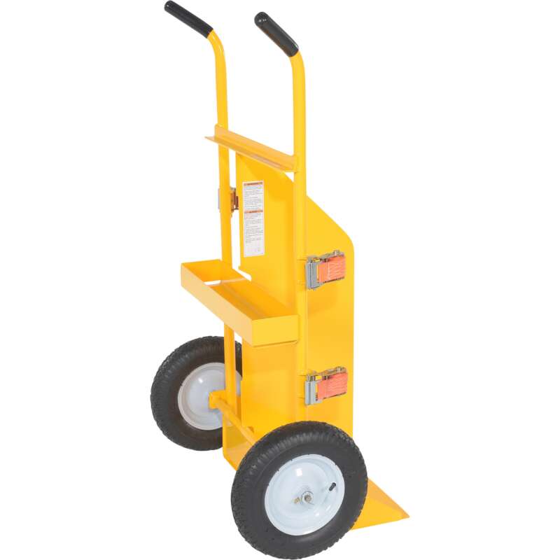 Vestil Welding Cylinder Torch Cart 500 Lb Capacity