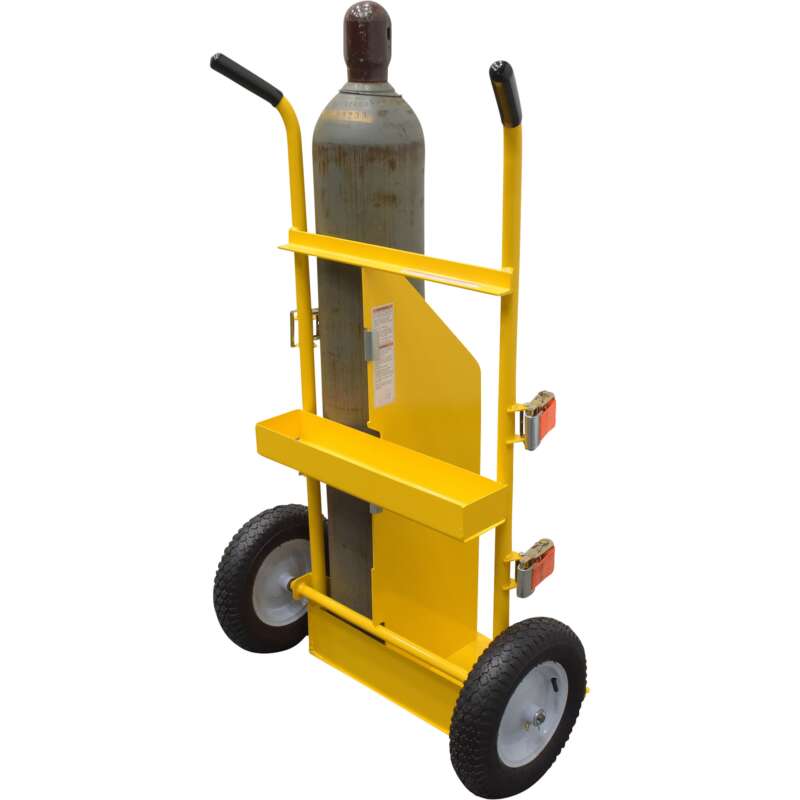 Vestil Welding Cylinder Torch Cart 500 Lb Capacity