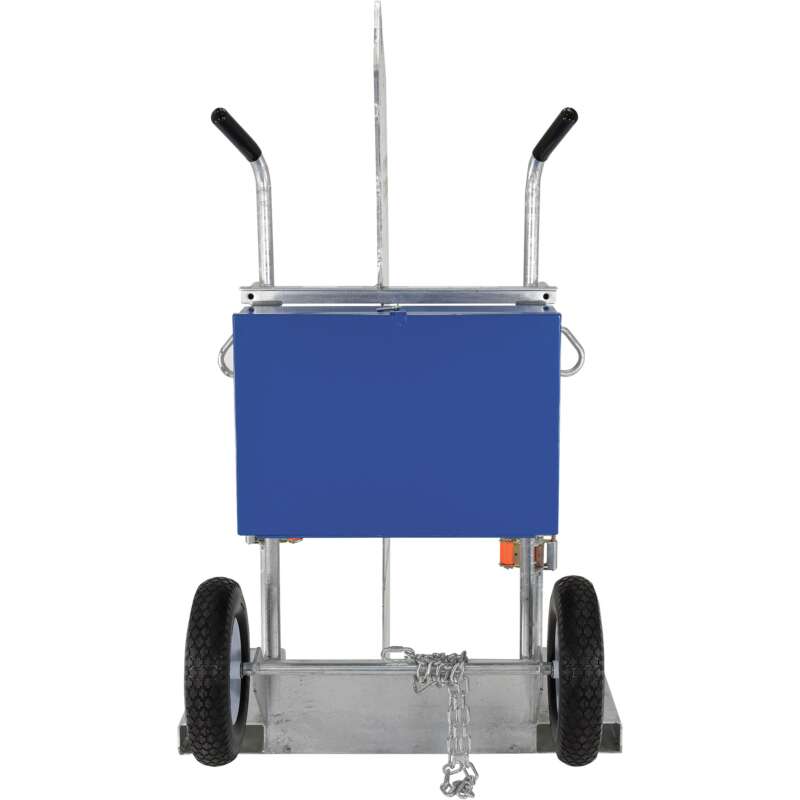 Vestil Welding Cylinder Torch Cart with Fork Pocket 500 Lb Capacity